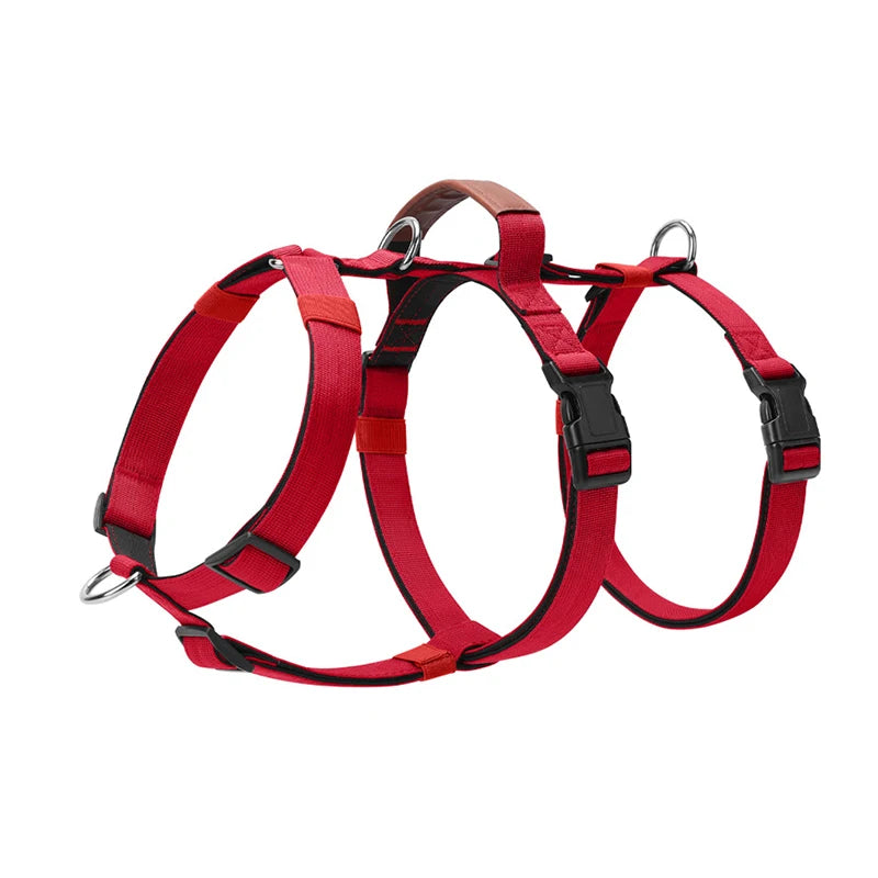 No-Pull Dog Harness for Large Dogs Outdoor Training Pet Supplies Escaspe-Proof Vest Dog Harness Collar Nylon Big Dog Chest Strap