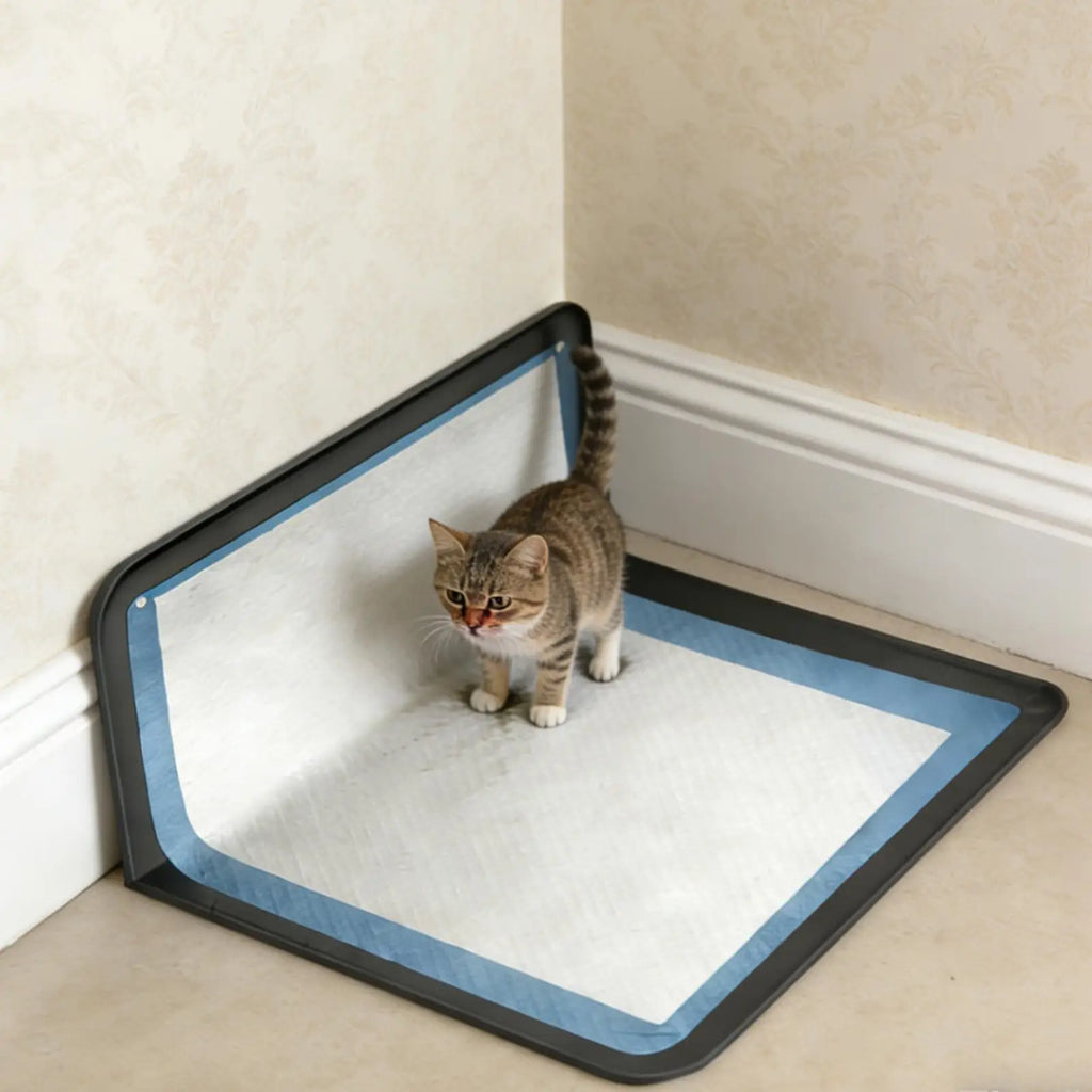 Folding Non Slip Pee Pad Silicone Dog Potty Training Pads Portable Dog Pee Pad Easy-to-clean Pet Pads For All Sizes Of Dog Cats