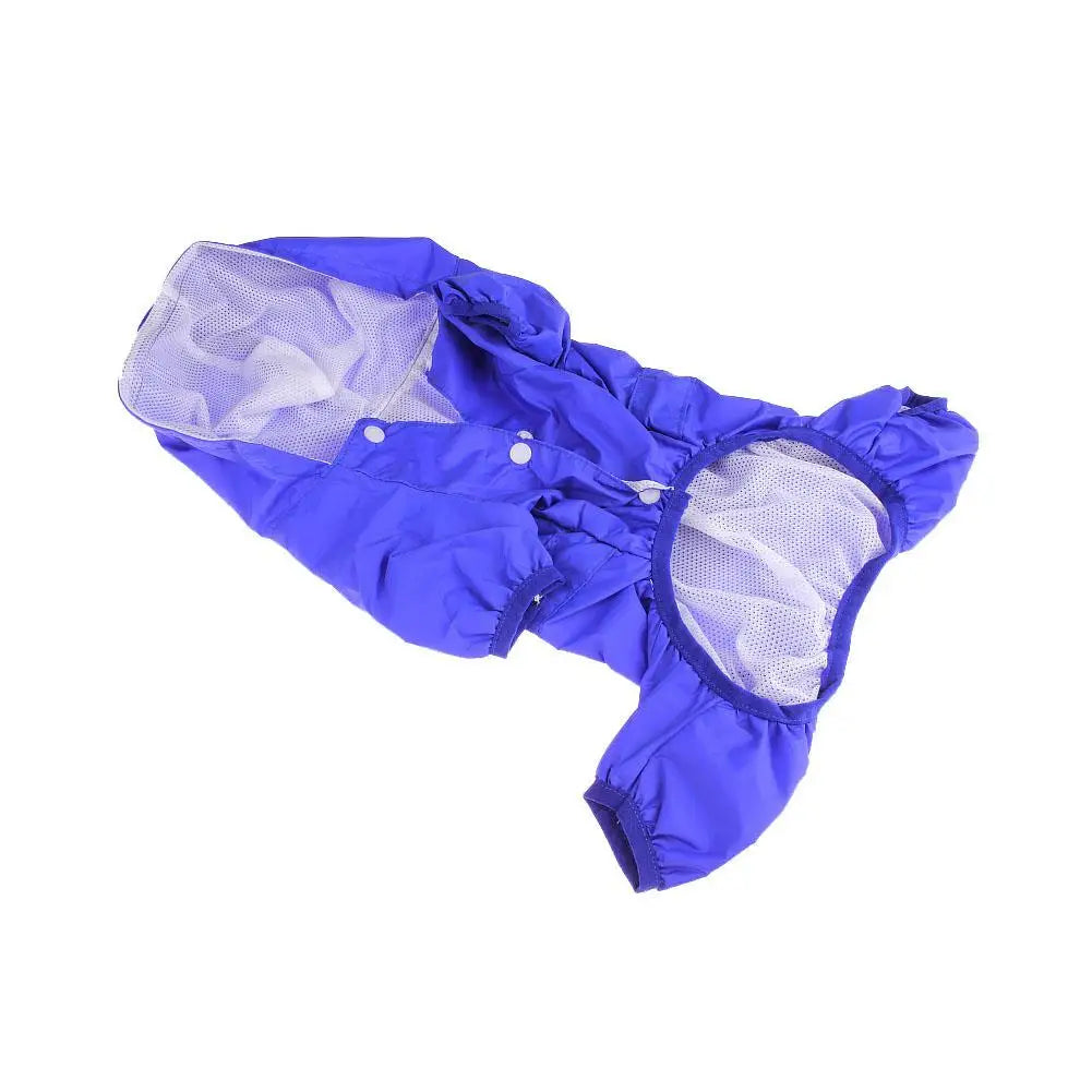 Adjustable Puppy Rain Slicker Clothes Rain Coat Puppy Clothes Cat Raincoat Jumpsuit Pet Supplies Jacket Outdoor Waterproof