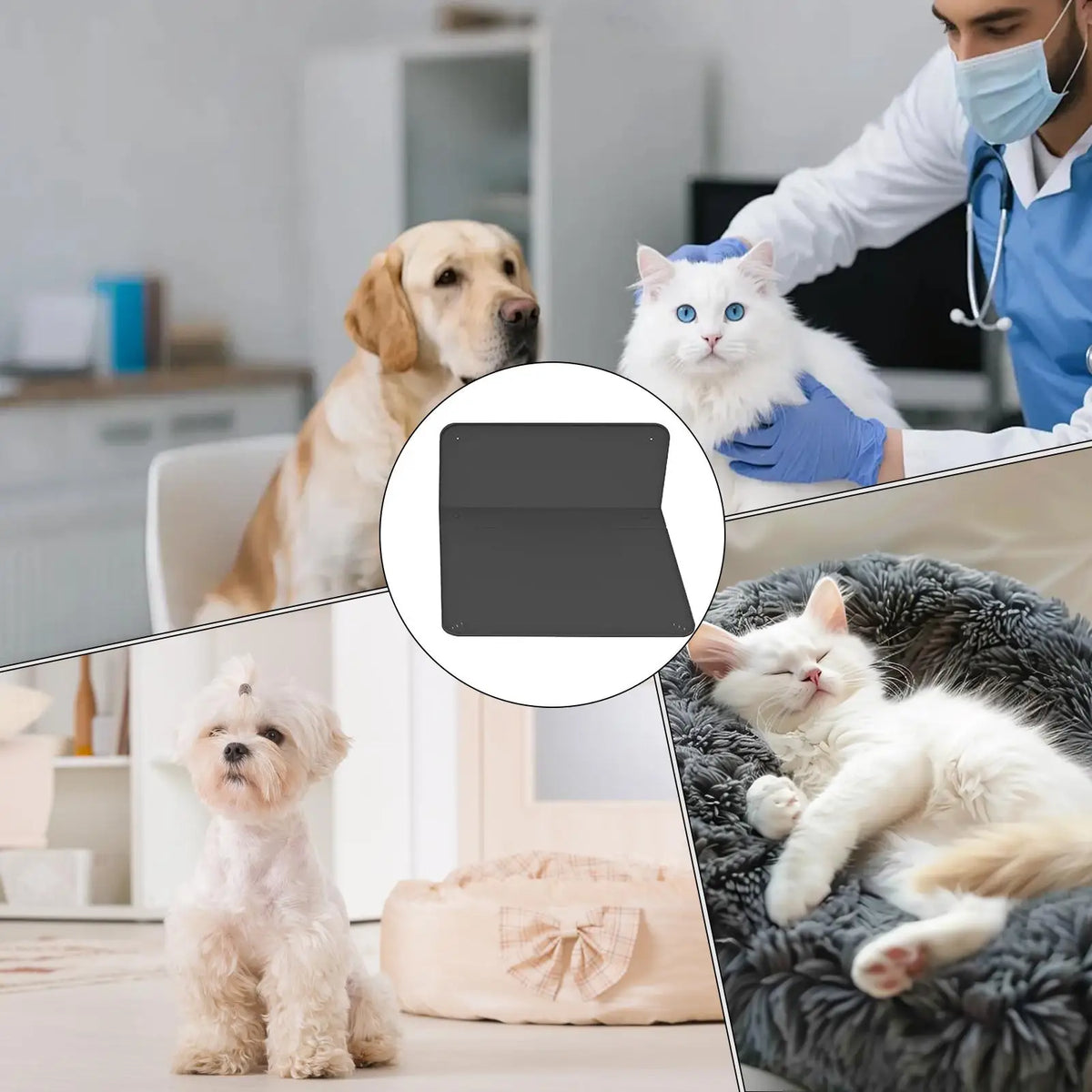 Folding Non Slip Pee Pad Silicone Dog Potty Training Pads Portable Dog Pee Pad Easy-to-clean Pet Pads For All Sizes Of Dog Cats